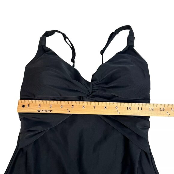 Disney Parks Black Mickey Mouse Adjustable Strap One Piece Swimsuit Size S - Picture 14 of 16